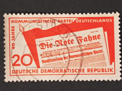 40 years of the Communist Party of BRIEFMARKEN 1958 DDR