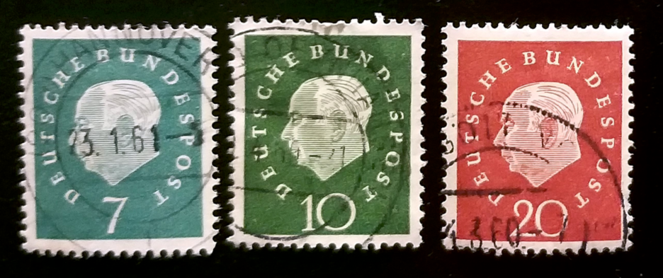 Postage stamps Theodor Heuss