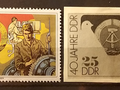 40 Years DDR ( GDR ) // 25 Pf (1989)