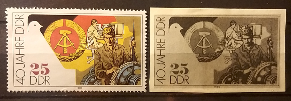 40 Years DDR ( GDR ) // 25 Pf (1989)