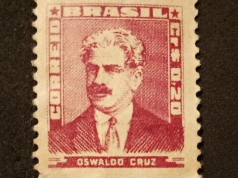 Postage stamp OSWALDO CRUZ 1954 ( Brazil